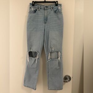 Abercrombie 90s Straight Ultra High Rise Jeans
